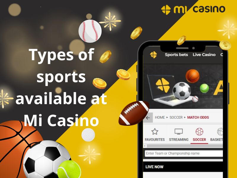 What sports can I find at Mi casino?