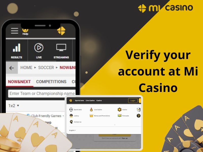 How do I verify my account at Mi Casino?