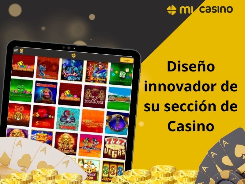 El diseño innovador de Mi Casino