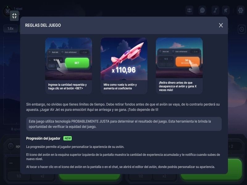 Reglas Air Jet