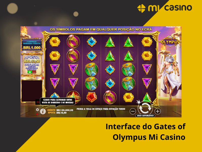 Interface do Gates of Olympus