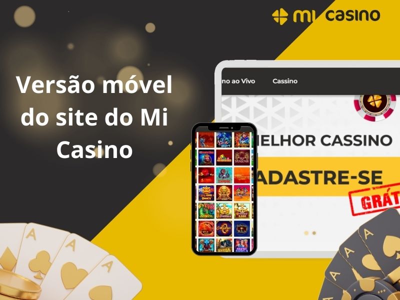 Como entrar na versão mobile do Mi Casino